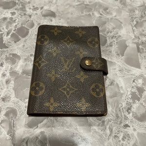 Louis Vuitton monogram agenda w 1998 refill